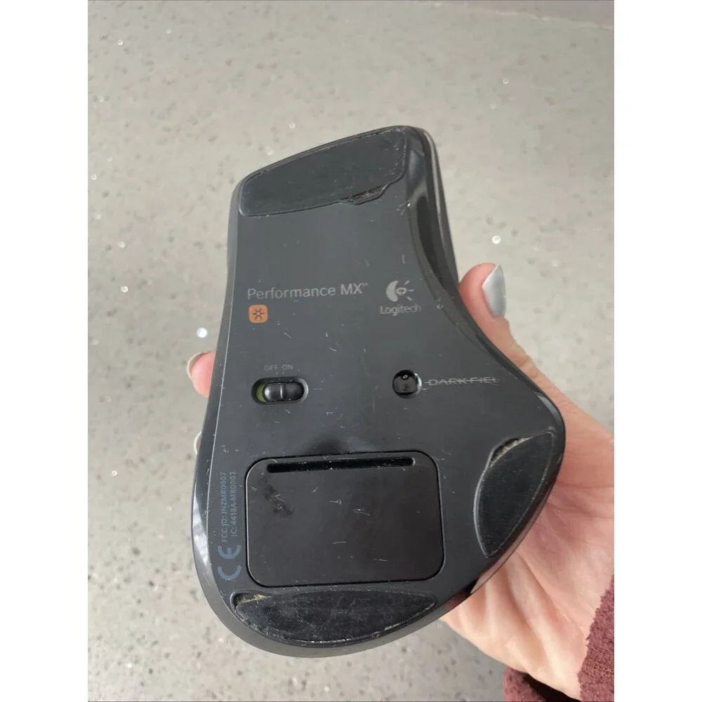 Logitech Performance MX Darkfield Wireless Mouse Ergonomic Black